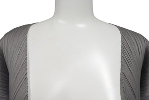 極美品 PLEATS PLEASE ISSEY MIYAKE プリーツプリーズ イッセイミヤケ ワンピース PP04-JH617 グレー サイズ3 中古 4c070285