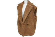 Load image into Gallery viewer, 極美品 MAX MARA マックスマーラ ベスト ジャケット キャメル ウール レディース サイズXS 12760223 中古 4c070288