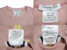 Load image into Gallery viewer, ChristianDior クリスチャンディオール タンクトップ ジャドール ノースリーブ 2E12155300 ピンク イエロー サイズ40 美品 中古 4c070292