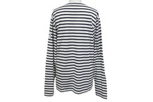 Load image into Gallery viewer, CHANEL シャネル 長袖Ｔシャツ C07811W04206 サイズM 2008年 クリスマス限定 ココマーク ボーダー ホワイト 美品 中古 4c070293