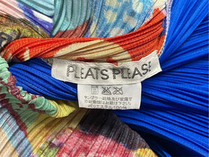 [USED/中古]PLEATS PLEASE プリーツプリーズ 半袖Ｔシャツ ブルー ポリエステル 3 PP12-JH221 Aランク 中古 4c070301