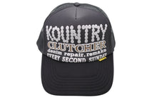 画像をギャラリービューアに読み込む, 未使用 KAPITAL キャピタル パールクラッチャーDtトラックCAP 帽子 グレー ブラック EK1377XHB 中古 4c070330 