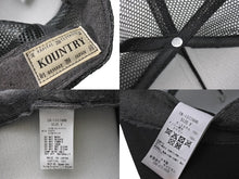 画像をギャラリービューアに読み込む, 未使用 KAPITAL キャピタル パールクラッチャーDtトラックCAP 帽子 グレー ブラック EK1377XHB 中古 4c070330 