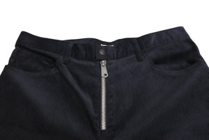 未使用 KAPITAL キャピタル 8W コーデュロイ 5P ZIPPER ラットフレアパンツ K2410LP093 ブラック サイズ38 中古 4c070344 
