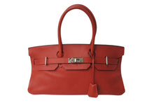 Load image into Gallery viewer, HERMES エルメス Shoulder Birkin ショルダーバーキン トゴ ヴァーミリオンレッド シルバー金具 □I刻印 2005年製 美品 中古 4c070375