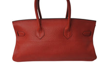 Load image into Gallery viewer, HERMES エルメス Shoulder Birkin ショルダーバーキン トゴ ヴァーミリオンレッド シルバー金具 □I刻印 2005年製 美品 中古 4c070375