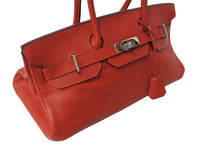 Load image into Gallery viewer, HERMES エルメス Shoulder Birkin ショルダーバーキン トゴ ヴァーミリオンレッド シルバー金具 □I刻印 2005年製 美品 中古 4c070375