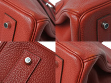 Load image into Gallery viewer, HERMES エルメス Shoulder Birkin ショルダーバーキン トゴ ヴァーミリオンレッド シルバー金具 □I刻印 2005年製 美品 中古 4c070375