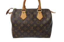 Load image into Gallery viewer, LOUIS VUITTON ルイヴィトン スピーディ25 ハンドバッグ M41528 旧型 モノグラム PVC レザー ゴールド金具 ブラウン 良品 中古 4c070384