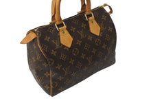 Load image into Gallery viewer, LOUIS VUITTON ルイヴィトン スピーディ25 ハンドバッグ M41528 旧型 モノグラム PVC レザー ゴールド金具 ブラウン 良品 中古 4c070384
