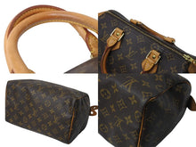 Load image into Gallery viewer, LOUIS VUITTON ルイヴィトン スピーディ25 ハンドバッグ M41528 旧型 モノグラム PVC レザー ゴールド金具 ブラウン 良品 中古 4c070384