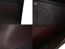 Load image into Gallery viewer, 極美品 CHANEL シャネル デカマトラッセ33 Wフラップ Wチェーン ショルダーバッグ 15番台 キャビアスキン ブラック シルバー金具 中古 4c070386