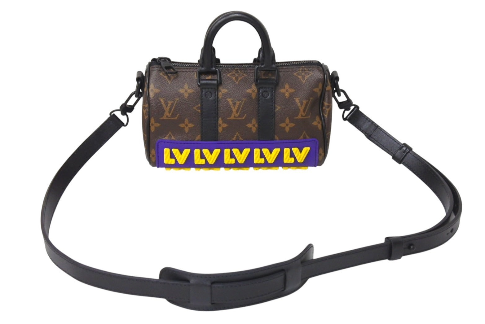LOUIS VUITTON - ルイヴィトン M45788 キーポル XS LVラバー