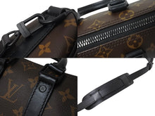 Load image into Gallery viewer, 極美品 LOUIS VUITTON ルイヴィトン キーポルXS ハンドバッグ M45788 モノグラムマカサー ブラック ブラウン パープル イエロー 中古 4c070391