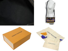 Load image into Gallery viewer, 極美品 LOUIS VUITTON ルイヴィトン キーポルXS ハンドバッグ M45788 モノグラムマカサー ブラック ブラウン パープル イエロー 中古 4c070391
