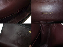 Load image into Gallery viewer, 極美品 CHANEL シャネル デカマトラッセ33 Wフラップ Wチェーン ショルダーバッグ 15番台 キャビアスキン ブラック ゴールド金具 中古 4c070392
