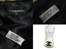 Load image into Gallery viewer, CHANEL シャネル ラパン ファー チェーン ショルダーバッグ アイボリー ブラック ココマーク アームウォーマー ゴールド金具 美品 中古 4c070395