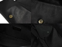 Load image into Gallery viewer, CHANEL シャネル ハンドバッグ ワンショルダー チョコバー ココマーク 6番台 ブラック ラムスキン ゴールド金具 美品 中古 4c070396