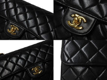 Load image into Gallery viewer, 極美品 CHANEL シャネル マトラッセ ワンショルダーバッグ 4番台 Wフェイス Wチェーン 25cm ラムスキン ココマーク ゴールド金具 中古 4c070397