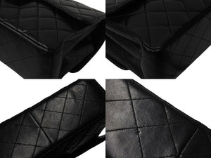 極美品 CHANEL シャネル マトラッセ ワンショルダーバッグ 4番台 Wフェイス Wチェーン 25cm ラムスキン ココマーク ゴールド金具 中古 4c070397