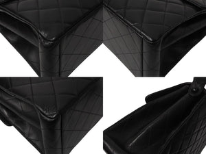CHANEL シャネル ワンショルダーバッグ 5番台 ココマーク キルティング ラムスキン ブラック ヴィンテージ ゴールド金具 美品 中古 4c070399