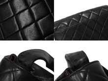 Load image into Gallery viewer, CHANEL シャネル ワンショルダーバッグ 5番台 ココマーク キルティング ラムスキン ブラック ヴィンテージ ゴールド金具 美品 中古 4c070399