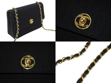 Load image into Gallery viewer, 極美品 CHANEL シャネル マドモアゼル チェーンショルダーバッグ 1番台 ココマーク キャンバス レザー ブラック ゴールド金具 中古 4c070400