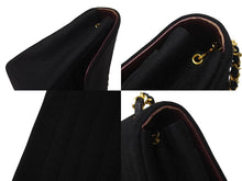 Load image into Gallery viewer, 極美品 CHANEL シャネル マドモアゼル チェーンショルダーバッグ 1番台 ココマーク キャンバス レザー ブラック ゴールド金具 中古 4c070400
