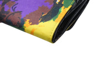 Load image into Gallery viewer, BALENCIAGA バレンシアガ 長財布 ターンロック 192994・496085 レザー サテン ブラック マルチカラー シルバー 美品 中古 4c070413