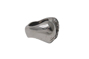 CHROMEHEARTS クロムハーツ ラージハート リング 指輪 アクセサリー シルバー925 28.9g サイズ16 美品 中古 4c070420
