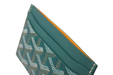 Load image into Gallery viewer, 新品未使用 GOYARD ゴヤール サンシュルピス カードケース グリーン STSULPPMLTY08CL08X ロゴ 小物 カーフスキン 中古 4c070425