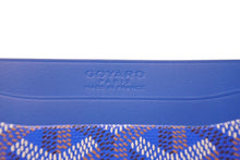 Load image into Gallery viewer, 新品未使用 GOYARD ゴヤールサンシュルピス カードケース フランス製 キャンバス レザー ブルー 中古 4c070426