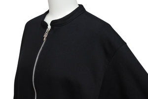 CHROME HEARTS クロムハーツ 半袖スウェット サイズM コットン シルバー925 ブラック 美品 中古 4c070429