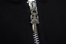 Load image into Gallery viewer, CHROME HEARTS クロムハーツ 半袖スウェット サイズM コットン シルバー925 ブラック 美品 中古 4c070429