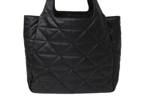 同じく同様 PRADA プラダ トートバッグ ハンドバッグ キルティング 1BG450 イタリア製レザー ゴールド金具 中古 4c070432 