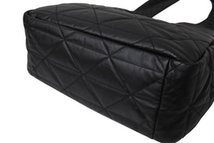 同じく同様 PRADA プラダ トートバッグ ハンドバッグ キルティング 1BG450 イタリア製レザー ゴールド金具 中古 4c070432 