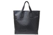 Load image into Gallery viewer, 新品同様品 GOYARD ゴヤール サックヴォルテール 限定 トートバッグ 綿 麻 オール ブラック 中古 4c070433
