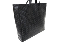 Load image into Gallery viewer, 新品同様品 GOYARD ゴヤール サックヴォルテール 限定 トートバッグ 綿 麻 オール ブラック 中古 4c070433