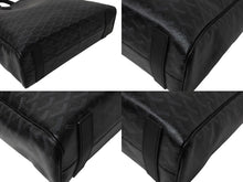 Load image into Gallery viewer, 新品同様品 GOYARD ゴヤール サックヴォルテール 限定 トートバッグ 綿 麻 オール ブラック 中古 4c070433