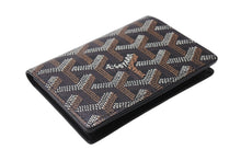 Load image into Gallery viewer, 新品未使用 GOYARD ゴヤール カードケース マルゼルブ ブラウン ブラック ゴヤールディンキャンバス ヴォーゼルカーフスキン 中古 4c070435
