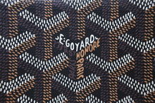 Load image into Gallery viewer, 新品未使用 GOYARD ゴヤール カードケース マルゼルブ ブラウン ブラック ゴヤールディンキャンバス ヴォーゼルカーフスキン 中古 4c070435