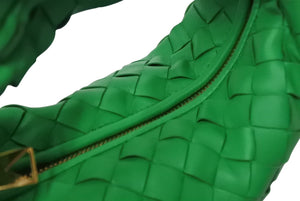 BOTTEGA VENETA ボッテガヴェネタ ミニ ジョディ ハンドバッグ 651876 パラキート グリーン カーフ ラムレザー 美品 中古 4c070436