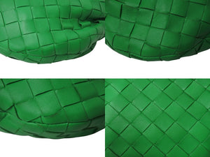 BOTTEGA VENETA ボッテガヴェネタ ミニ ジョディ ハンドバッグ 651876 パラキート グリーン カーフ ラムレザー 美品 中古 4c070436