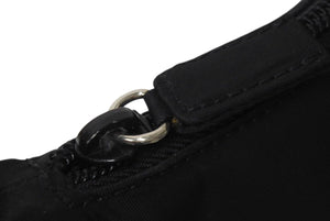 極美品 PRADA プラダ ホーボー ハンドバッグ ワンショルダーバッグ MV515 トライアングル ナイロン ブラック 中古 4c070443 