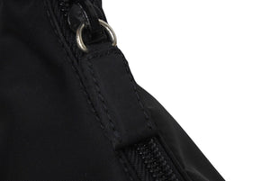 極美品 PRADA プラダ ホーボー ハンドバッグ ワンショルダーバッグ MV515 トライアングル ナイロン ブラック 中古 4c070443 