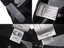 Load image into Gallery viewer, CHROME HEARTS クロムハーツトラッカーキャップ CHロゴ刺繍 クロスボール シルバー 925 ブラック 中古 美品 4c070444