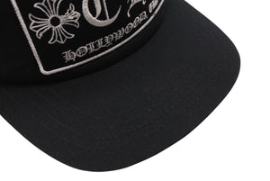 CHROME HEARTS クロムハーツトラッカーキャップ CHロゴ刺繍 クロスボール シルバー 925 ブラック 中古 美品 4c070444