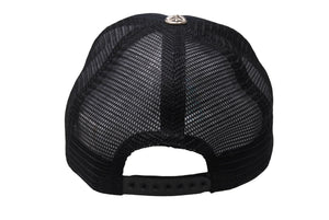 CHROME HEARTS クロムハーツトラッカーキャップ CHロゴ刺繍 クロスボール シルバー 925 ブラック 中古 美品 4c070444