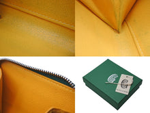 Load image into Gallery viewer, GOYARD ゴヤール マティニョンミニ コインケース グリーン ゴヤールディンキャンバス シルバー金具 美品 中古 4c070446