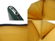 Load image into Gallery viewer, GOYARD ゴヤール マティニョンミニ コインケース グリーン ゴヤールディンキャンバス シルバー金具 美品 中古 4c070446